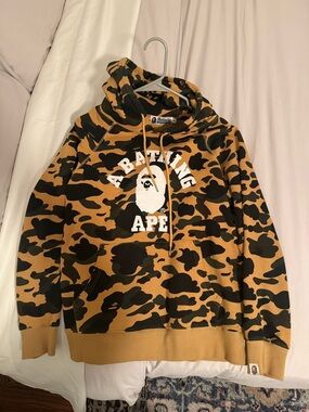Bape Brown and Black Camo Hoodie